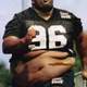 Fat man running