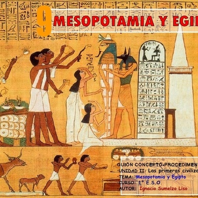 Timeline: Linea del tiempo de Mesopotamia y Egipto