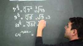 Timeline: Potências com expoentes Negativos e Fracionários