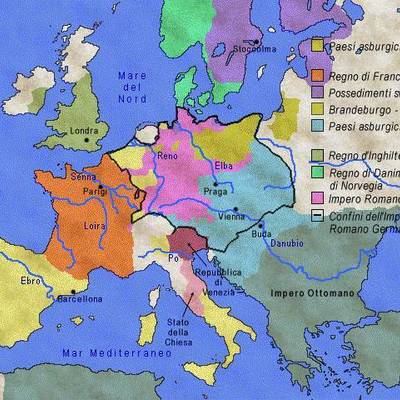 Timeline: CONTRASTI NELL'EUROPA DEL SEICENTO