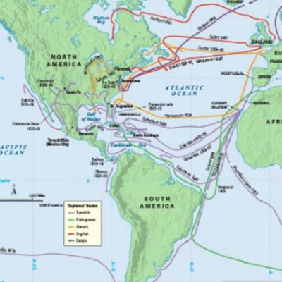 Timeline: European Nations Settle in North America
