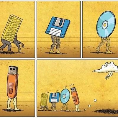 Timeline: Эволюция носителей информации