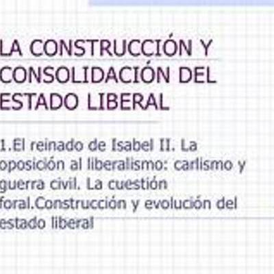 Timeline: Bloque II. CONSTRUCCIÓN Y CONSOLIDACIÓN DEL ESTADO LIBERAL.