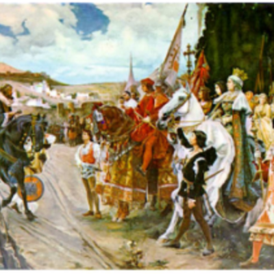 Timeline: Línea del tiempo.- Los reinos cristianos