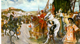 Timeline: Línea del tiempo.- Los reinos cristianos