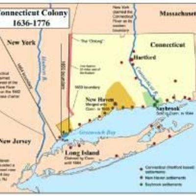 Timeline: connecticut colony