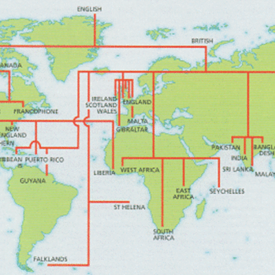 Timeline: History of the spreading of English