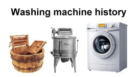 Timeline: The Washing Machine History