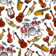 Patron transparente de instrumentos musicales de orquesta 400 74240326