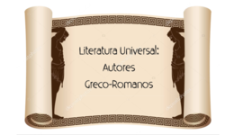 Timeline: Literatura Universal: Eje De Los Autores Greco-Romanos