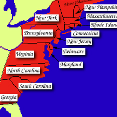 Timeline: 13 colonies