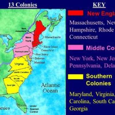 Timeline: 13colonies