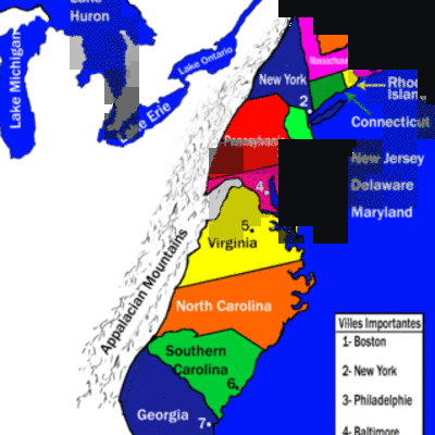 Timeline: Timeline of The 13 Colonies