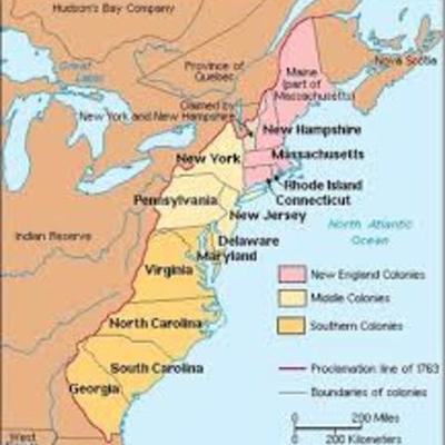 Timeline: 13 colonies