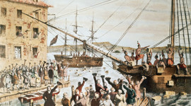 Timeline: Boston tea party
