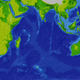 Indian ocean graphic