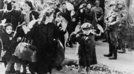 Timeline: 1941-1945 Holocaust, Hitler Threatens Jews and Hunts them down.