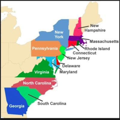 Timeline: The Colonies of the United States