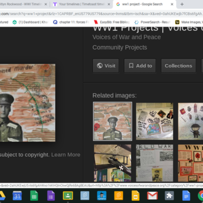 Timeline: WWI Timeline Activity