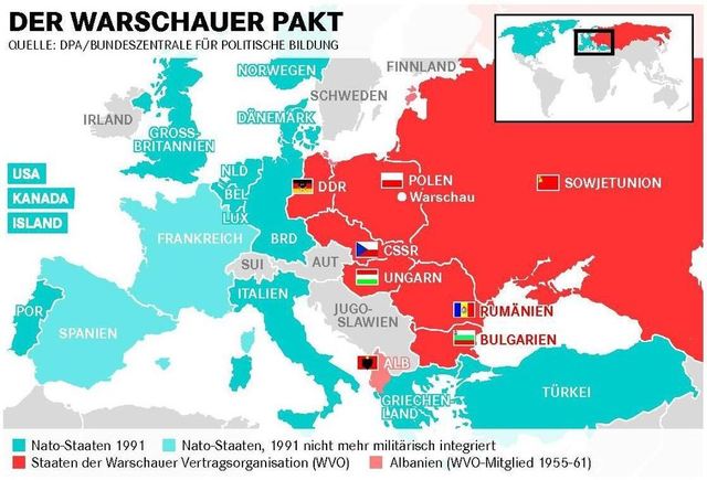 In Welchem Militärbündnis War Die Ddr Mitglied www.timetoast.com