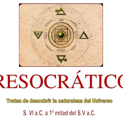 Timeline: Període Presocràtic/Cosmològic