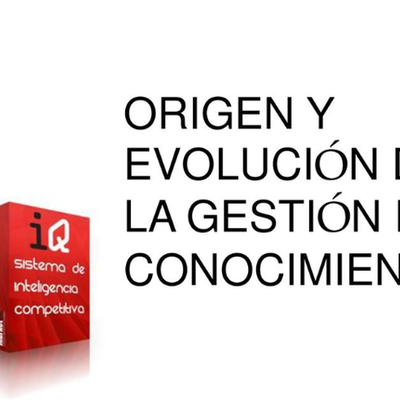 Timeline: ORÍGENES Y DESARROLLO DE LA GESTIÓN DEL CONOCIMIENTO