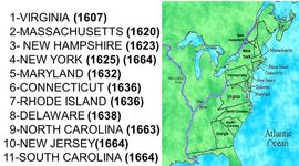 Timeline: 13 Colonies Amazing Timeline Project