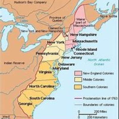Timeline: Colonial America
