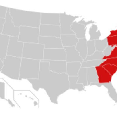 Timeline: 13 Colonies by Luke Zawadzki