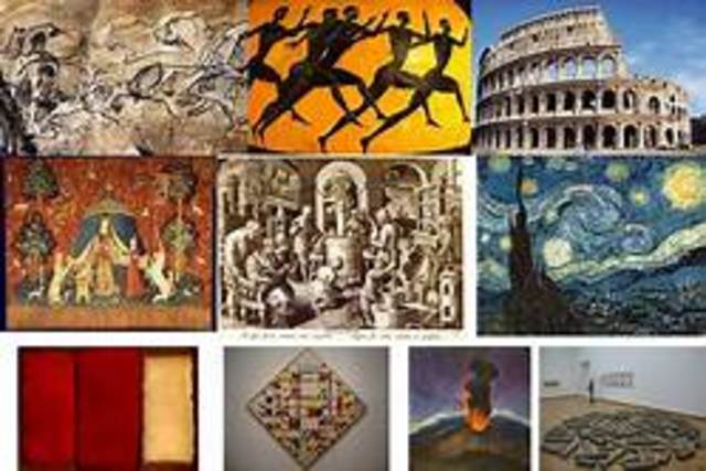 Manifestaciones artísticas timeline Timetoast timelines