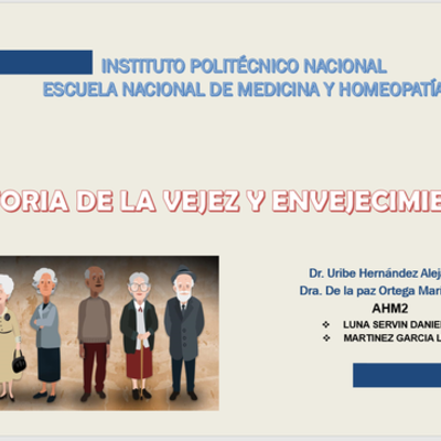 Timeline: Historia de la vejez y envejecimiento.Realizado por Luna Servin Daniella y Martínez García Luis Armando.