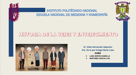 Timeline: Historia de la vejez y envejecimiento.Realizado por Luna Servin Daniella y Martínez García Luis Armando.