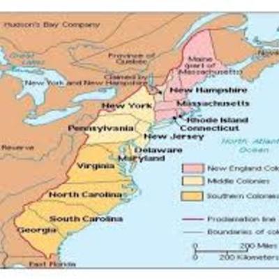 Timeline: colonial America