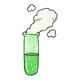 Depositphotos 96847496 stock illustration textured cartoon science test tube
