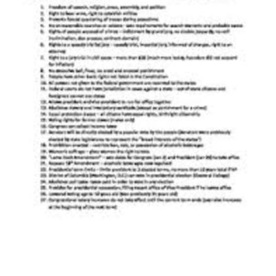 Timeline: 27 Amendments