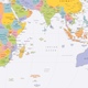 Indian ocean political map
