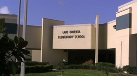Timeline: Important Events in Lake Orienta Elementary and the World.