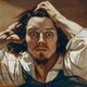 Self portrait or desperate man gustave courbet