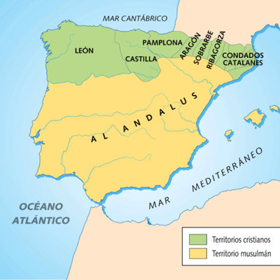 Timeline: Evolución de los reinos cristianos en los Pirineos (Paloma)