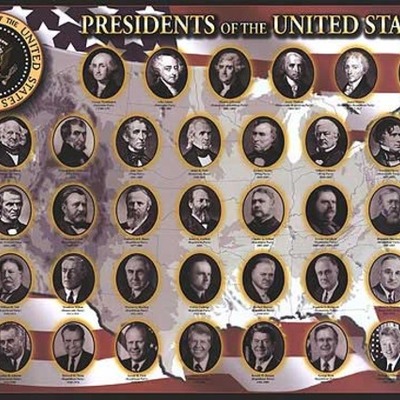 Timeline: The Presidents of the United States Names, Pictures, and Inauguration Dates