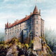 Medieval castle paintings 1