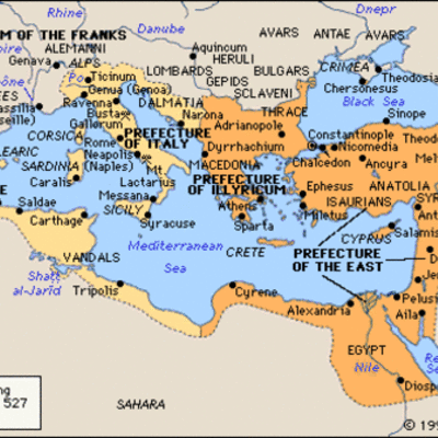 Timeline: Fall of Rome and the Byzantine Empire