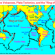 Map plate tectonics world