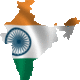 India mapflagt