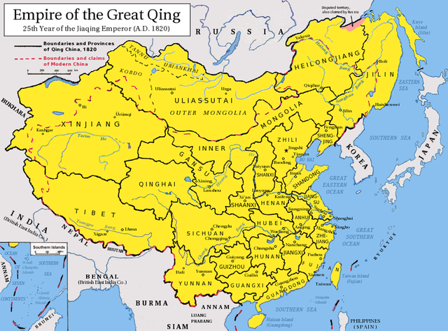 Qing Dynasty Time , Timeline of the Qing dynasty – EHTN