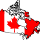 Canada contour flag