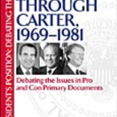 Timeline: Ruhi's NOTEWORTHY EVENTS FROM THE NIXON, FORD, CARTER YEARS (1969-1981)