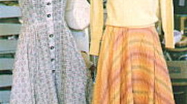 Timeline: 1940's-1950's - Bright colored clothes, skirts were mid-calf length