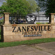 Welcome sign zanesville muskingum county ohio