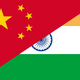 India china flag 0